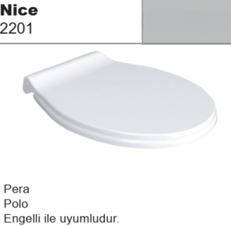 TURAVİT NİCE KLOZET KAPAĞI KOD: 2201